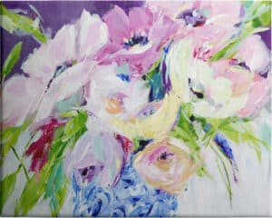 Blissful Bouquet II - Unframed Canvas Unframed Canvas