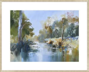 Creek from the Murray River - 10cm Mount Board