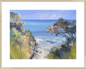 Over the Bay, Towards Melbourne - 10cm Mount Board