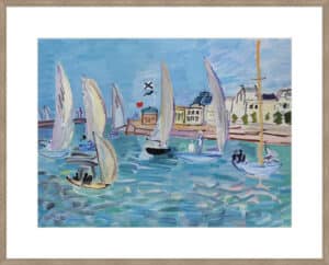 Le Retour Des Regates - 10cm Mount Board