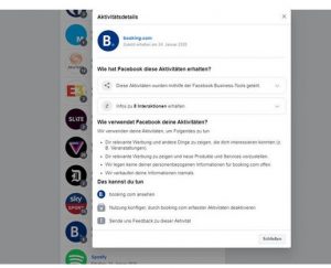 Hier kann man die einzelnen Verbindungen verwalten