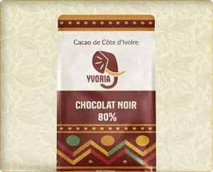Pistoles de chocolat noir en sachet, pour usage professionnels