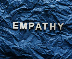 Picture of the letters empathy representing characteristics of an empath. Start empath counseling near me today.
