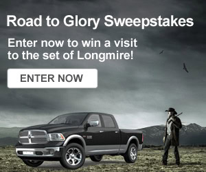 Longmire Road to Glory Sweepstakes