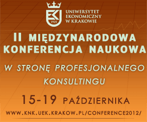 II Międzynarodowa Konferencja Naukowa „W stronę profesjonalnego konsultingu”