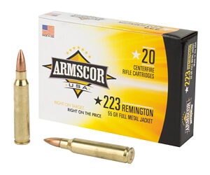 ARMSCOR 223REM 55GR FMJ 20/1000