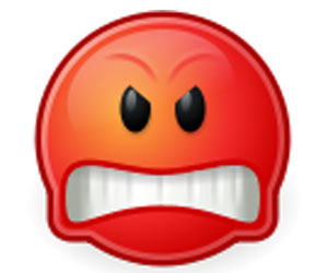 Angry face from Gnome