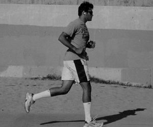 Man jogging