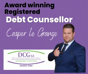 Casper le Grange, award-winning registered debt counsellor, providing expert debt counselling solutions.