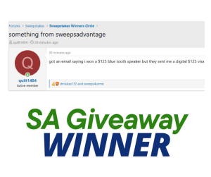 Read more about the article Sweepstakes Advantage News December 16, 2024