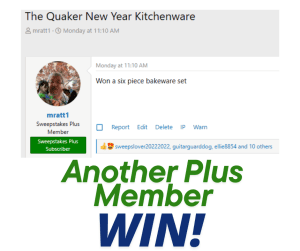 Read more about the article Sweepstakes Advantage News January 11, 2025
