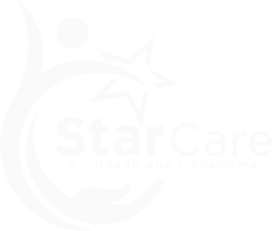 Logotipo da StarCare - Cuidados personalizados e humanizados para todas as idades, com foco em bem-estar e segurança.