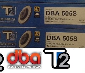 DBA505S REAR SLOTTED ROTORS suit FORD FALCON BA, BF & FG 303mm