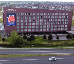 SISAR's 85 m² Highway Billboard Boosts Netherlands Women's Cricket Team's Visibility Ahead of T20 World Cup Qualifier