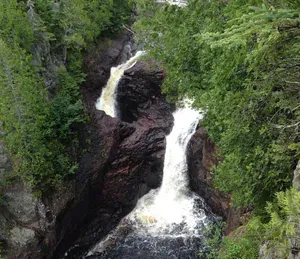 waterfall in a forest