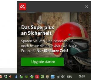 So meldet sich Avira beim Systemstart