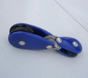 POULIE DOUBLE ECOUTE PATTE - D'OIE AVEC BOUT COMPATIBLE LAS