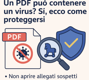 Un PDF può contenere un virus? Sì, ecco come proteggersi