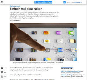 Digitale Balance Deutschlandfunk