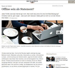 Digitale Balance Tagesspiegel 
