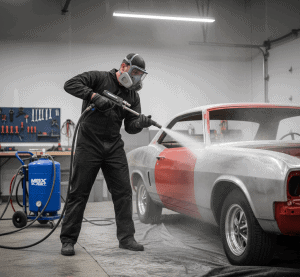 automotive paint stripping