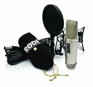 Rode NT2-A Large Diaphragm 3 Polar Pattern Studio Condenser Omnidirectional, Unidirectional XLR Microphone (Metallic) - Image 3