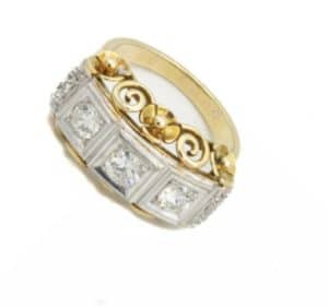 Gold verkaufen zum aktuellen Goldankauf Preis 2 Diamantring verkaufen