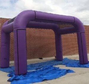 Purple Entrance Arch / Inflatable