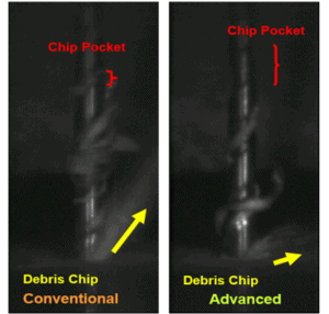 Illustrating PCB chip evacuation concerns