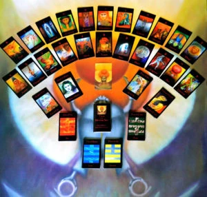 Tarot of the Morning Star deck. This picture displays a selection of cards taken from the 78 card deck. Tarot of the Morning Star Available Now Tarot Oracle of the Morning Star. This Second Edition, Seventy Eight Card Deck Retail Price $44.95 Orders processed by Magus Books and Herbs The tarot card images are a visual representation of the concepts he explores in his books Howling at the Sky, Black Book of the Jackal and Lucifer Diaries.