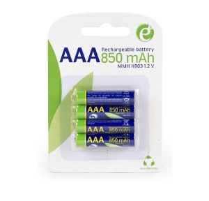 Batteries 850mAH Rechargaable NI-MH AAA 4 pack EnerGenie Instant