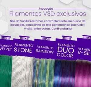 Filamento Pla Branco Velvet 1kg Premium High