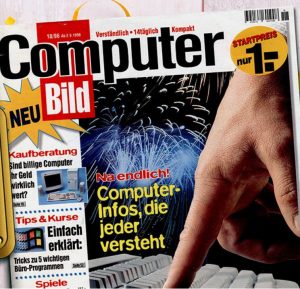 Die erste Ausgabe der Computer Bild von 1996 (Quelle: Computer Bild)