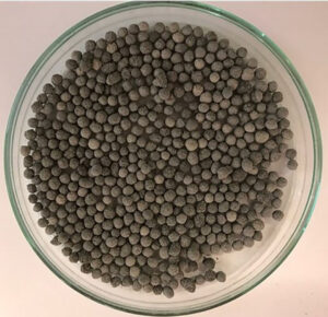 Commercial fertilizers granules can be coated with a very thin graphene layer that improves mechanical strength of fertilizer, reduce dusting during application.