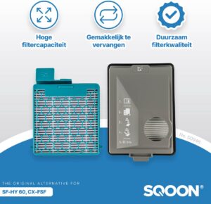 Alternative view of Filterset | filter SQOON geschikt voor Miele 11639240 / SF