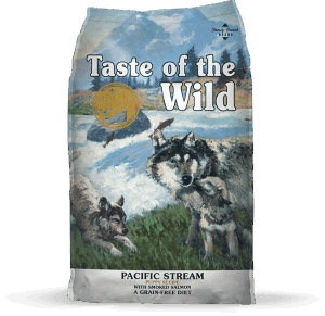 Taste of the Wild ТОУ – Храна за куче ПЪПИ с пушена сьомга – 2 кг- PACIFIC STREAM PUPPY INTL