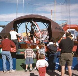 Football Gyroscope rental for events in Los Angeles, Orange County, and nationwide