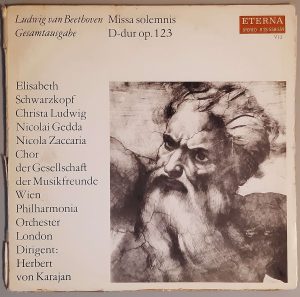 Ludwig van Beethoven "Missa Solemnis D-Dur Op. 123" (ETERNA – 8 25 559) Cover Vorderseite