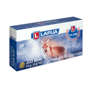Lapua .223 Remington 55gr FMJ - 1 Shot Guns