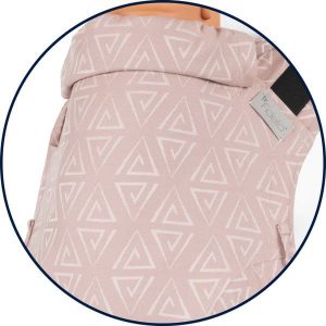 Nosidełko regulowane Fidella Fusion 2.0 Toddler - paperclips - ash rose