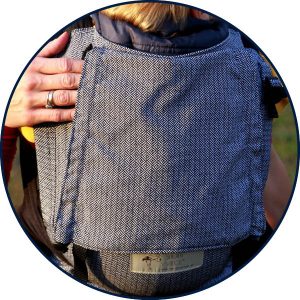 Nosidełko regulowane Storchenwiege® Black-White