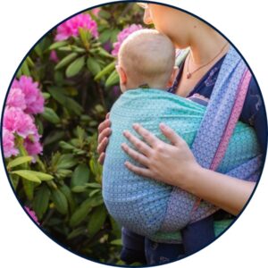 EverySlings - chusta tkana babyheart proudberry