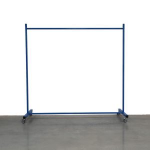 Estructura De Biombo Metálica Con Ruedas De 1,8M X 2,4M.