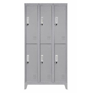Locker 3 Cuerpos (6 Puertas).