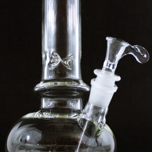 9" Glowfly Glass 44mm Clear Icer Glass On Glass Water Pipe WP-18G