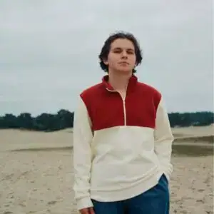 Adam Maghout is at the beach