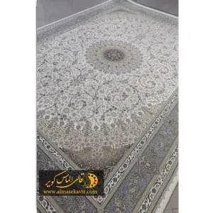 فرش ماشینی طرح افسون کرم خاتم