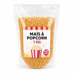 Maïs à popcorn 1 kg en sachet
