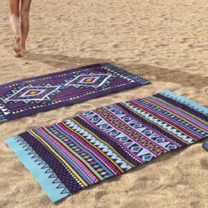 Toalha Aveludada Estampada de Banho Atalaia75x150