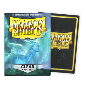 Dragon Shield Standard Matte Sleeves – Clear (100ct)